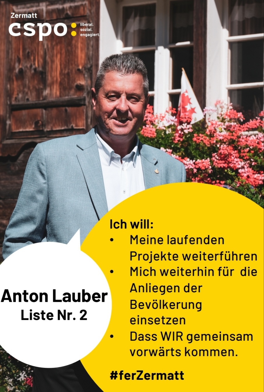 Liste Nr. 2 - Anton Lauber
